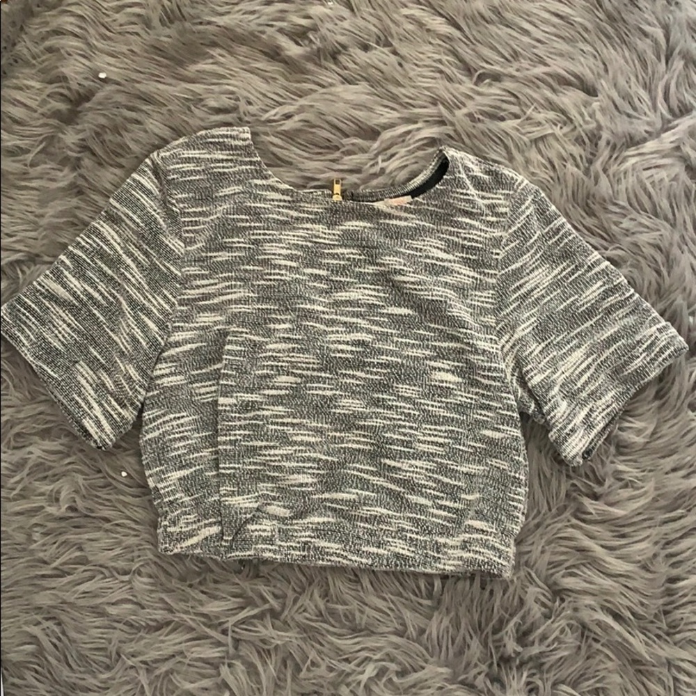 GIANI BINI cropped sweater top